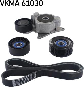 SKF VKMA 61030 - Поликлиновий ремінний комплект autozip.com.ua