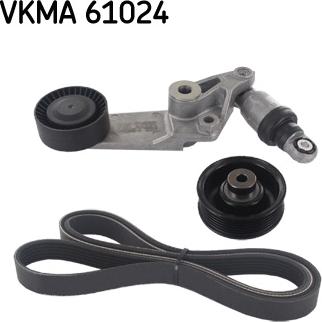 SKF VKMA 61024 - Поликлиновий ремінний комплект autozip.com.ua