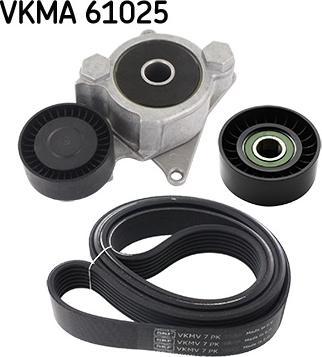 SKF VKMA 61025 - Поликлиновий ремінний комплект autozip.com.ua