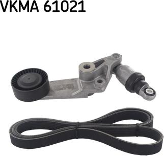 SKF VKMA 61021 - Поликлиновий ремінний комплект autozip.com.ua