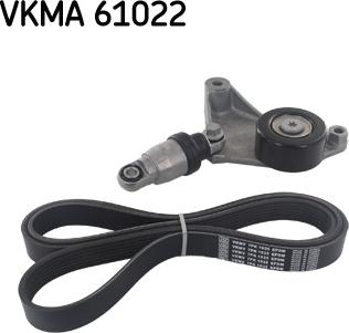 SKF VKMA 61022 - Поликлиновий ремінний комплект autozip.com.ua