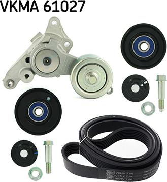 SKF VKMA 61027 - Поликлиновий ремінний комплект autozip.com.ua