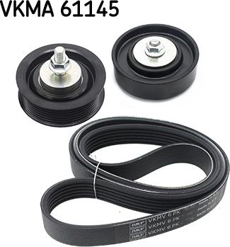 SKF VKMA 61145 - Поликлиновий ремінний комплект autozip.com.ua