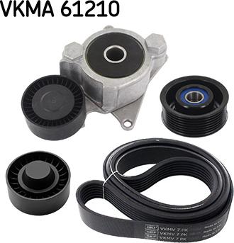 SKF VKMA 61210 - Поликлиновий ремінний комплект autozip.com.ua