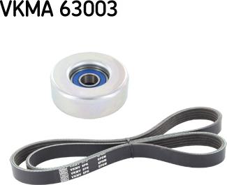 SKF VKMA 63003 - Поликлиновий ремінний комплект autozip.com.ua