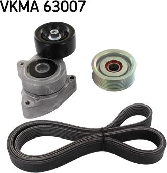 SKF VKMA 63007 - Поликлиновий ремінний комплект autozip.com.ua