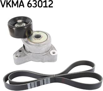 SKF VKMA 63012 - Поликлиновий ремінний комплект autozip.com.ua