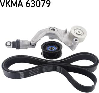 SKF VKMA 63079 - Поликлиновий ремінний комплект autozip.com.ua