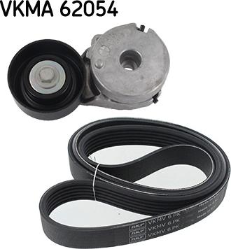 SKF VKMA 62054 - Поликлиновий ремінний комплект autozip.com.ua