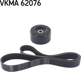 SKF VKMA 62076 - Поликлиновий ремінний комплект autozip.com.ua