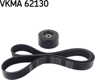 SKF VKMA 62130 - Поликлиновий ремінний комплект autozip.com.ua