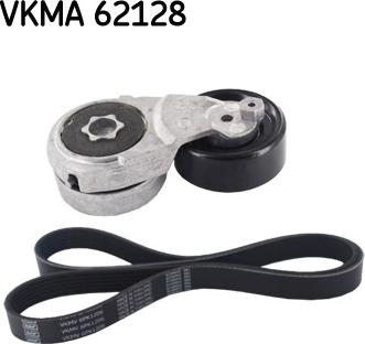 SKF VKMA 62128 - Поликлиновий ремінний комплект autozip.com.ua