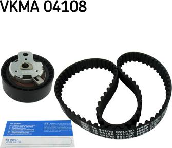 SKF VKMA 04108 - Комплект ременя ГРМ autozip.com.ua
