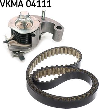 SKF VKMA 04111 - Комплект ременя ГРМ autozip.com.ua