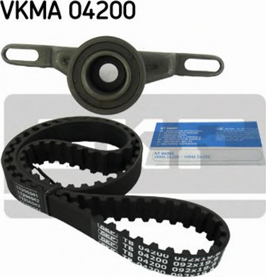 SKF VKMA04200 - Комплект ременя ГРМ autozip.com.ua