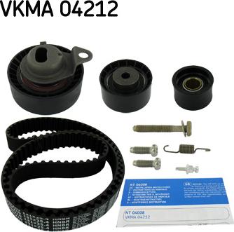 SKF VKMA 04212 - Комплект ременя ГРМ autozip.com.ua