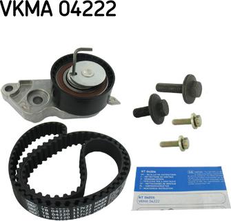 SKF VKMA 04222 - Комплект ременя ГРМ autozip.com.ua