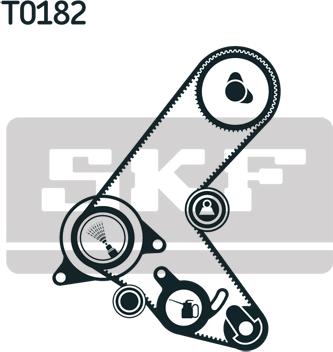 SKF VKMA 05606 - Комплект ременя ГРМ autozip.com.ua