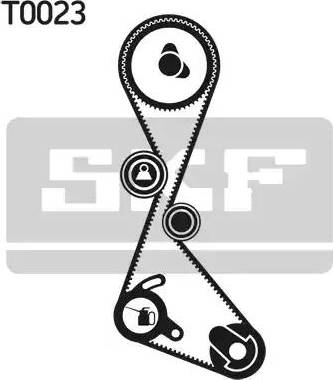 SKF VKMA 06100 - Комплект ременя ГРМ autozip.com.ua