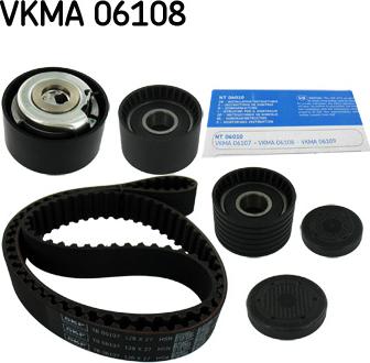 SKF VKMA 06108 - Комплект ременя ГРМ autozip.com.ua
