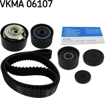 SKF VKMA 06107 - Комплект ременя ГРМ autozip.com.ua