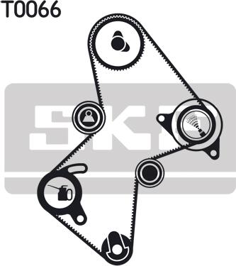 SKF VKMA 06111 - Комплект ременя ГРМ autozip.com.ua