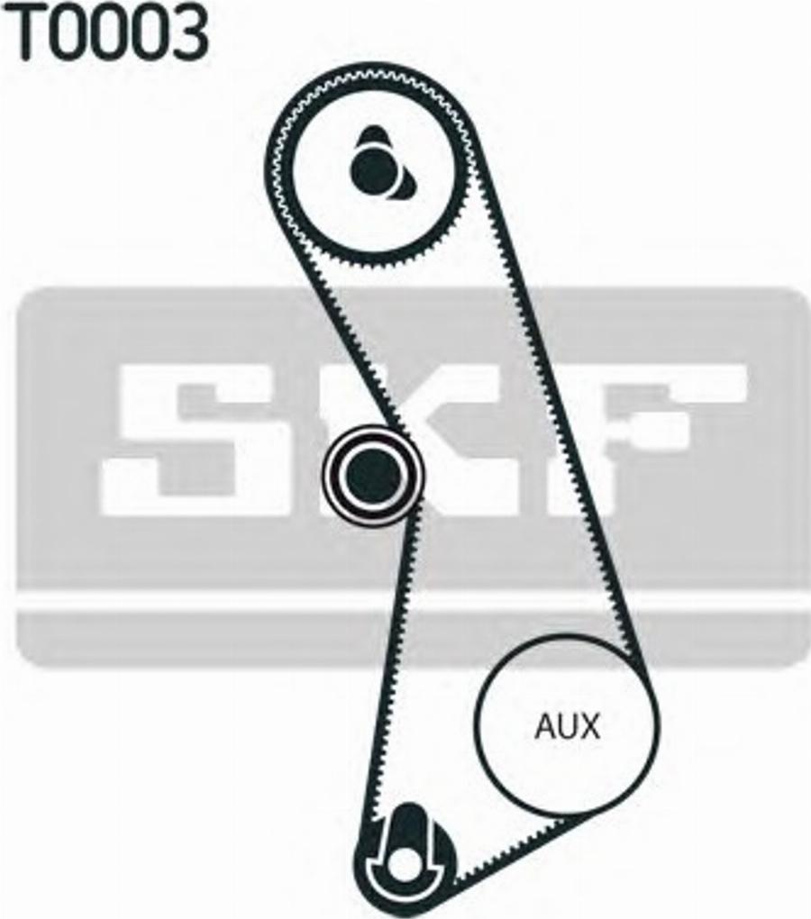 SKF VKMA06200 - Комплект ременя ГРМ autozip.com.ua