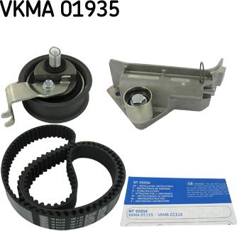 SKF VKMA 01935 - Комплект ременя ГРМ autozip.com.ua