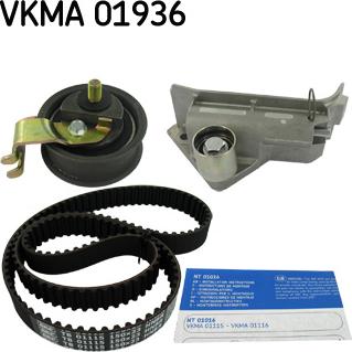 SKF VKMA 01936 - Комплект ременя ГРМ autozip.com.ua