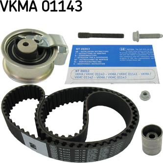 SKF VKMA 01143 - Комплект ременя ГРМ autozip.com.ua