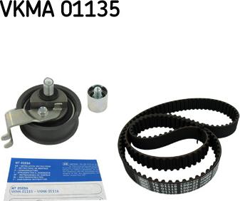 SKF VKMA 01135 - Комплект ременя ГРМ autozip.com.ua