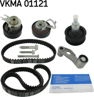 SKF VKMA 01121 - Комплект ременя ГРМ autozip.com.ua