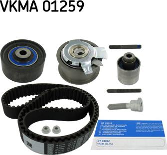 SKF VKMA 01259 - Комплект ременя ГРМ autozip.com.ua