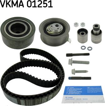 SKF VKMA 01251 - Комплект ременя ГРМ autozip.com.ua