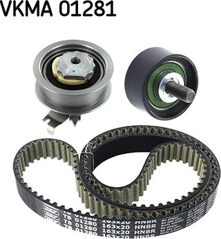 SKF VKMA 01281 - Комплект ременя ГРМ autozip.com.ua
