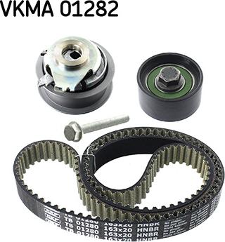 SKF VKMA 01282 - Комплект ременя ГРМ autozip.com.ua