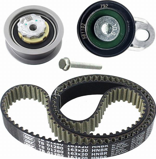 SKF VKMA 01287 - Комплект ременя ГРМ autozip.com.ua