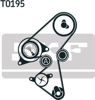 SKF VKMC 03141 - Водяний насос + комплект зубчатого ременя autozip.com.ua