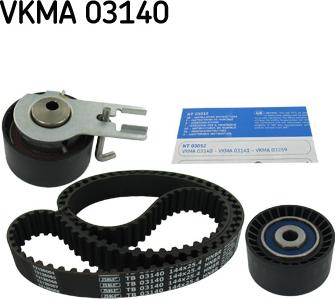 SKF VKMA 03140 - Комплект ременя ГРМ autozip.com.ua