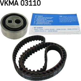 SKF VKMA 03110 - Комплект ременя ГРМ autozip.com.ua