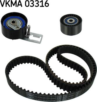 SKF VKMA 03316 - Комплект ременя ГРМ autozip.com.ua