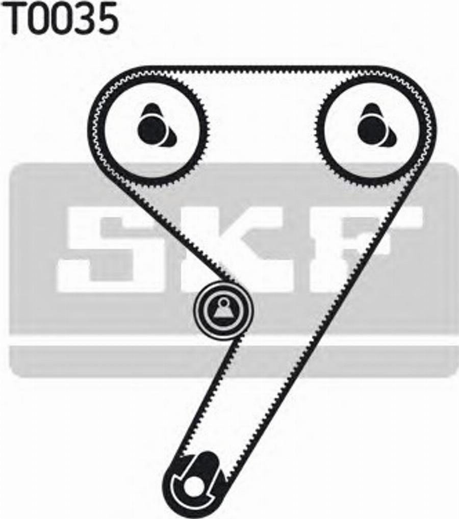 SKF VKMA02450 - Комплект ременя ГРМ autozip.com.ua