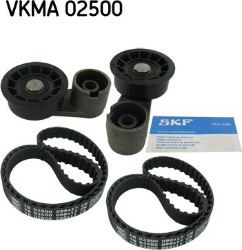SKF VKMA 02500 - Комплект ременя ГРМ autozip.com.ua