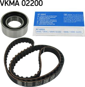 SKF VKMA 02200 - Комплект ременя ГРМ autozip.com.ua
