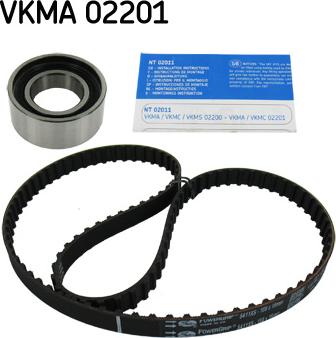 SKF VKMA 02201 - Комплект ременя ГРМ autozip.com.ua