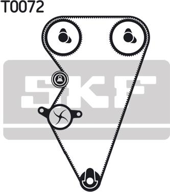 SKF VKMA 07310 - Комплект ременя ГРМ autozip.com.ua