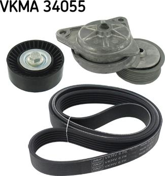 SKF VKMA 34055 - Поликлиновий ремінний комплект autozip.com.ua