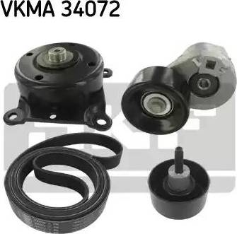 SKF VKMA 34072 - Поликлиновий ремінний комплект autozip.com.ua