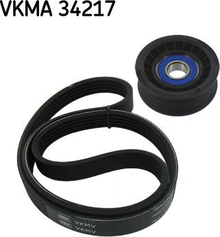 SKF VKMA 34217 - Поликлиновий ремінний комплект autozip.com.ua