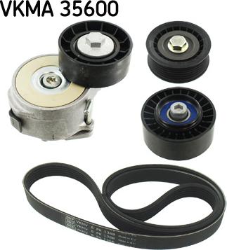 SKF VKMA 35600 - Поликлиновий ремінний комплект autozip.com.ua